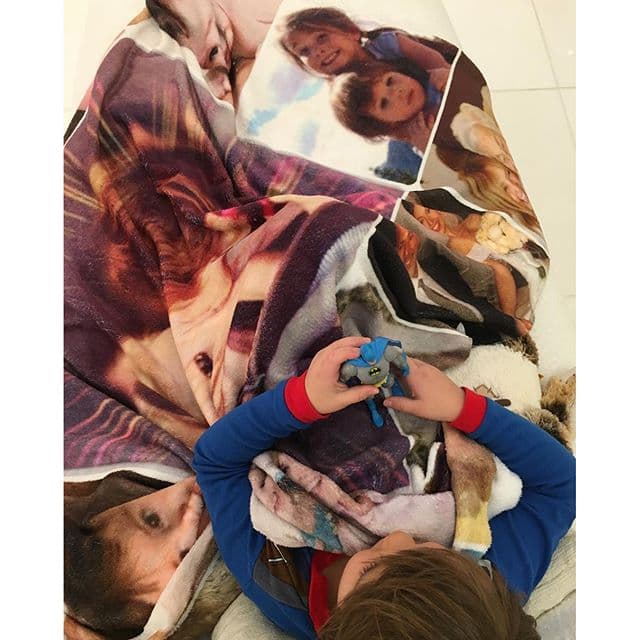 ¡Qué linda frazada de Matthew! ¿No creen?