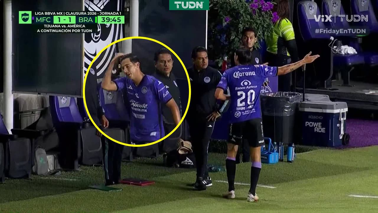 ¡Rabieta de Lainez! Así reaccionó el jugador al salir de cambio