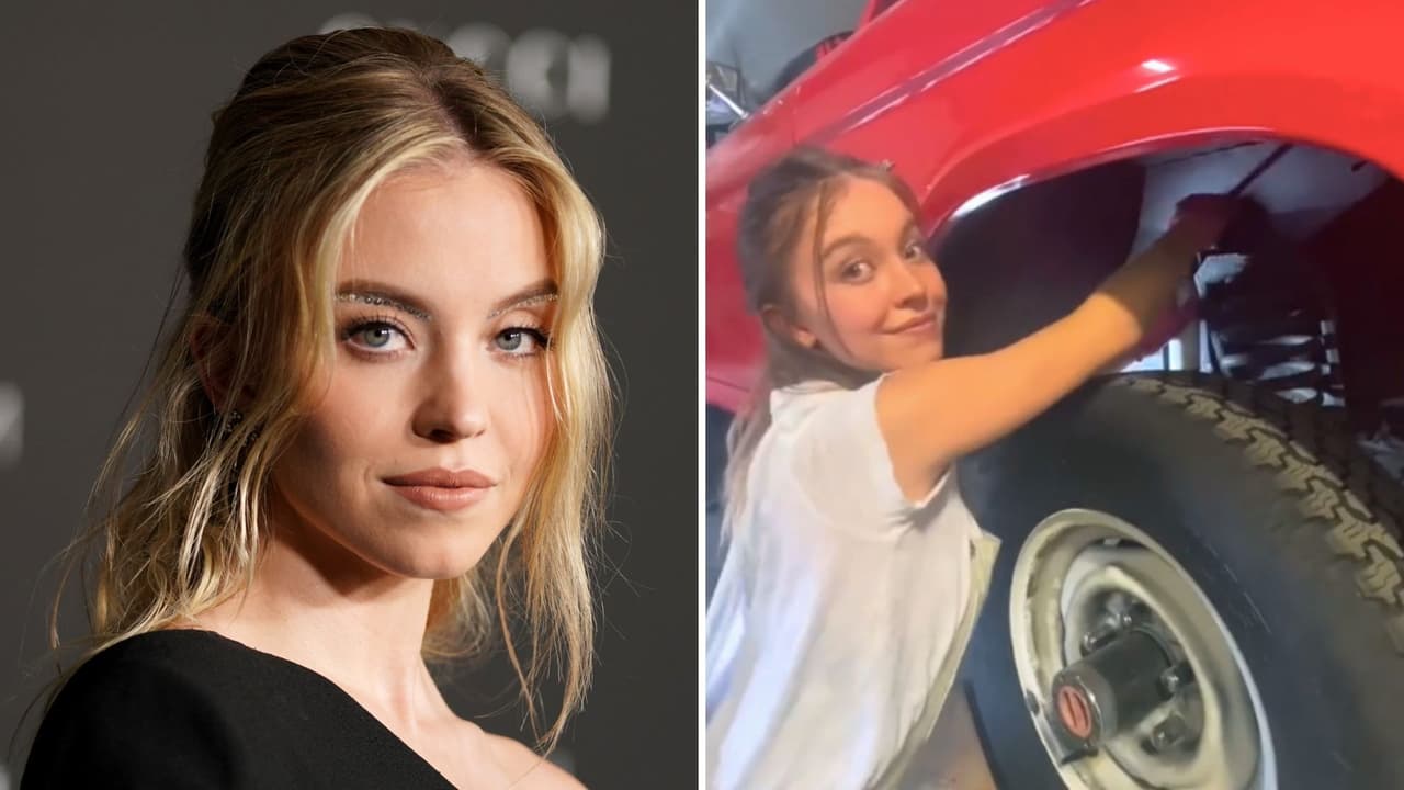 Sydney Sweeney, actriz de ‘Euphoria’ también es mecánica: restauró un auto antiguo