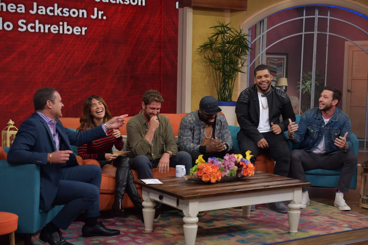 Aunque O'Shea Jackson Jr. parecía muy calladito, sus compañeros confesaron que es quien más habla del grupo.