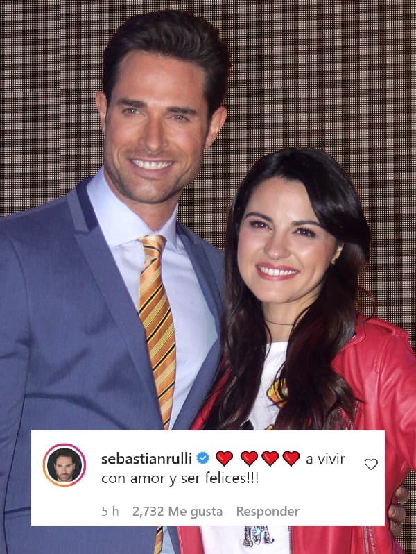 Su compañero protagónico en 'Papá a toda madre', Sebastián Rulli, también le dedicó un breve mensaje.
