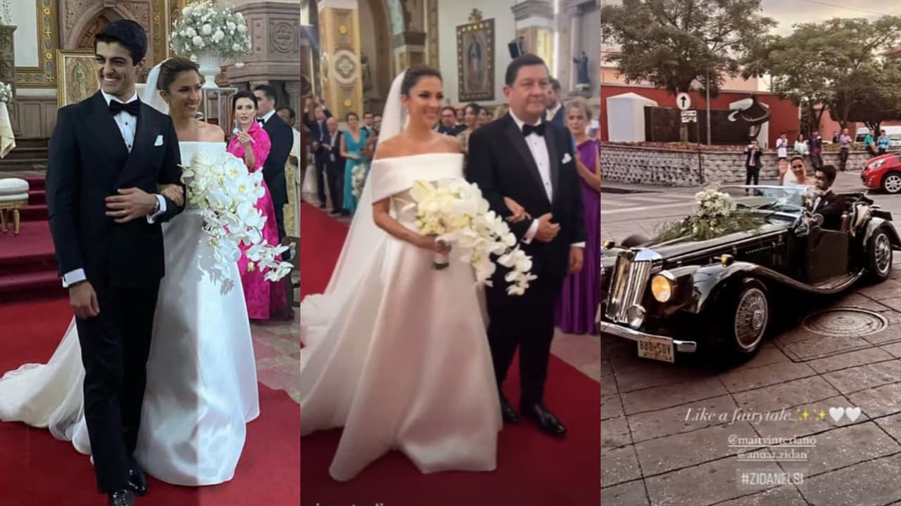 La corona de brillantes, el banquete y más reveladores detalles de la boda de Maity Interiano
