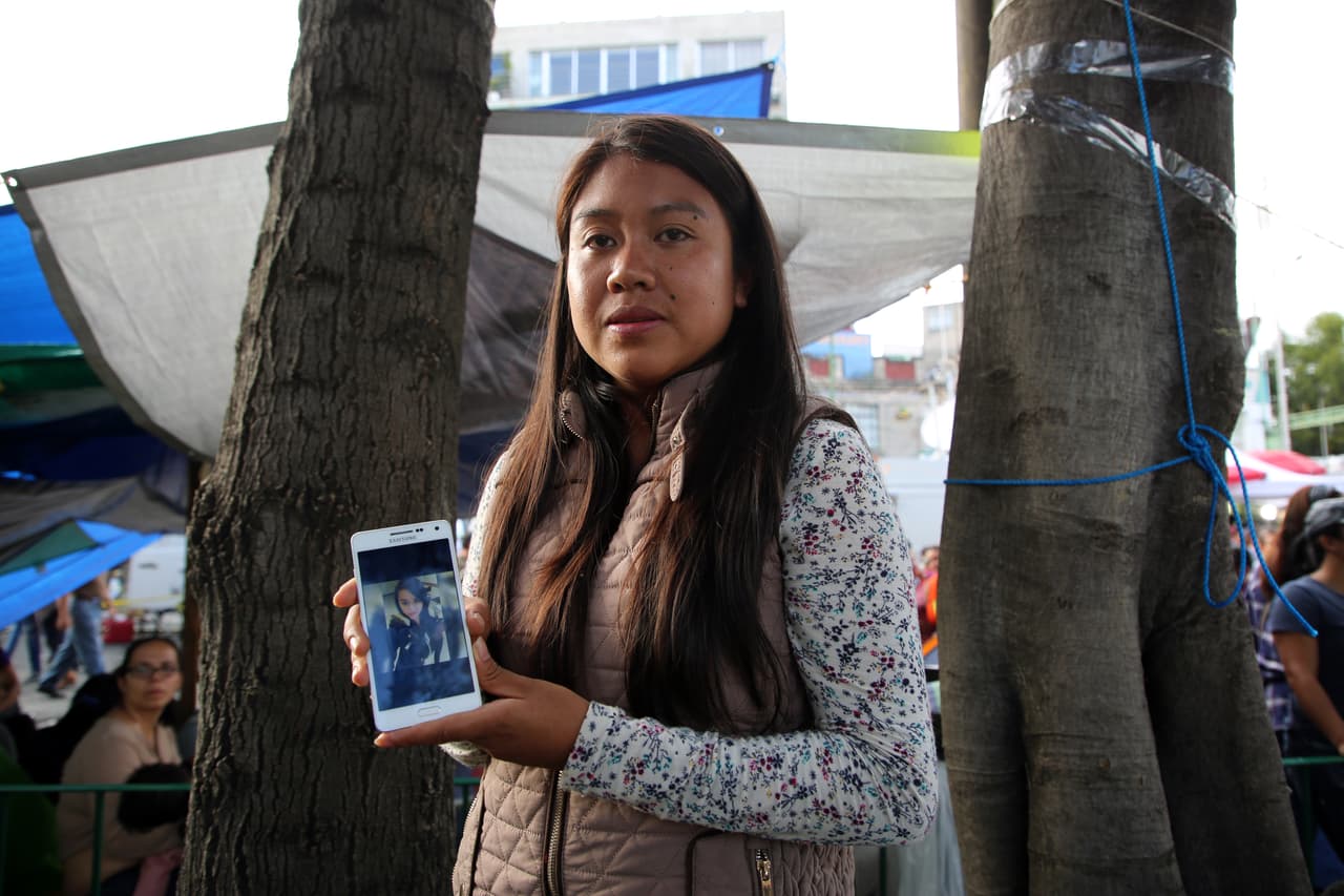Noemí, la hermana de Olivia Manuel García, trabajaba en el edificio 286 de Álvaro Obregón. El próximo sábado celebraría su graduación.