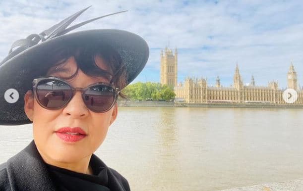 Sandra Oh asistió al funeral de la reina Isabel