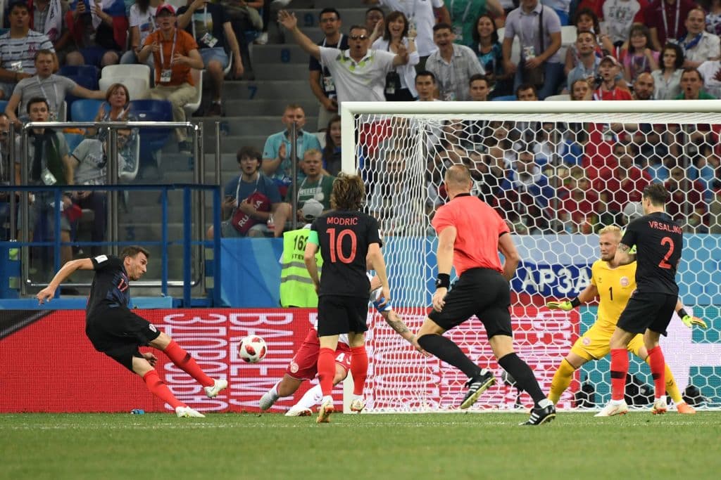 La respuesta de Croacia llegó al minuto 4 con el gol de Mario Mandzukic para poner el 1-1.