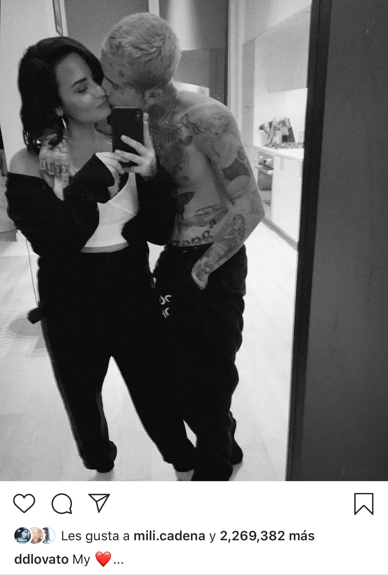 Mientras que
<b> <a href="https://www.univision.com/personas-demi-lovato">Demi Lovato</a></b> terminó recientemente un fugaz romance con el modelo Austin Wilson (en foto con ella), su exnovio Wilmer Valderrama se comprometió con Amanda Pacheco.
<br>