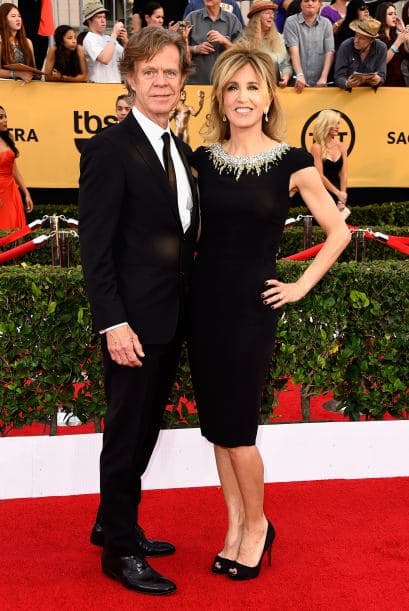 William H. Macy y Felicity Huffman, súper enamorados