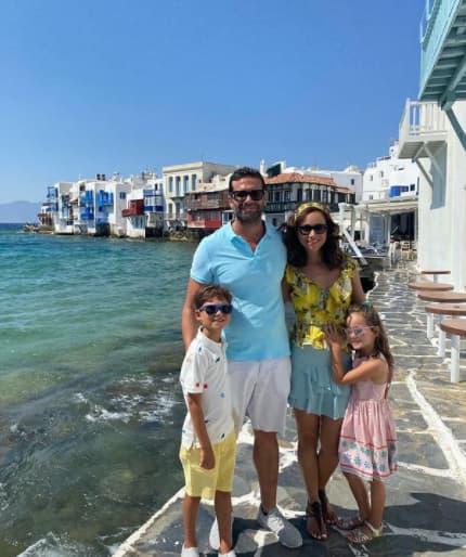 Así de grandes lucen los niños de la presentadora con Aaron Butler.