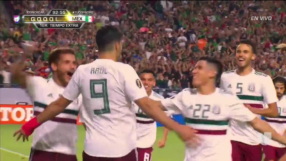 ¡GOOOL! Raúl Jiménez anota para Mexico