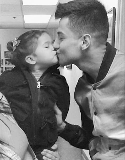 Pero también tienen le encanta compartir tiernas fotos como esta.