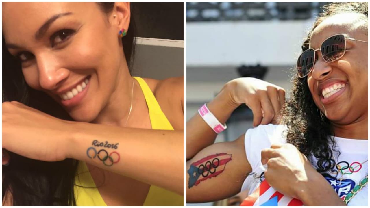 Las deportistas Vilmarie Mojica (voleibol ) y Jasmine Camacho - Quinn (atletismo) plasmaron en su pieles su primera experiencia olímpica.