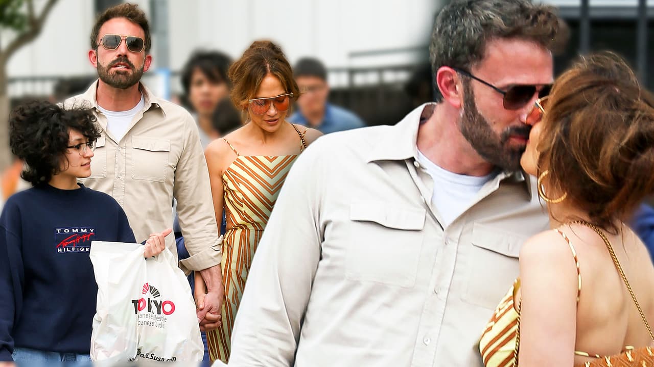 Ben Affleck y JLo se 'comen' a besos frente a Emme y Max y echan por borda rumores de crisis

