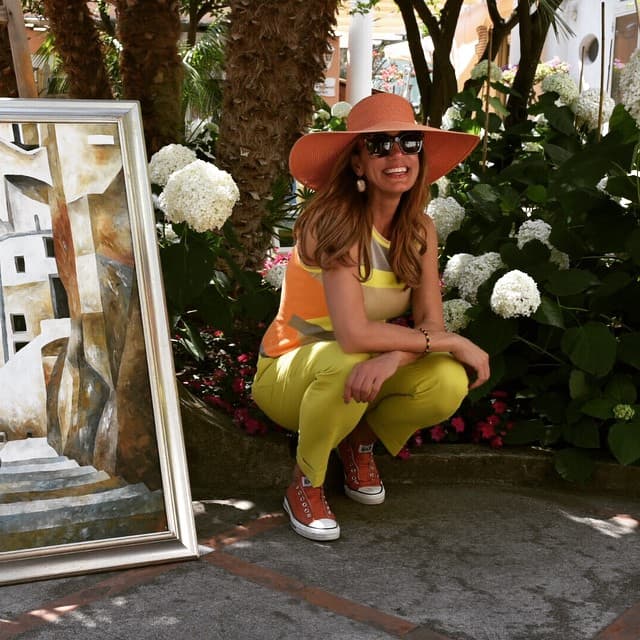 Lili Estefan en sus vacaciones por Europa