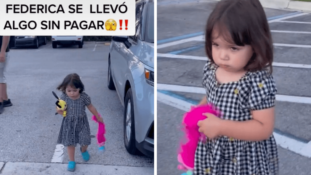 Niña se lleva juguete de tienda sin permiso y su mamá le da gran lección: se viraliza en TikTok
