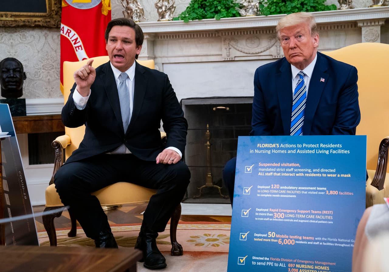 DeSantis le dice a Trump que 'siga luchando' para anular los resultados electorales de noviembre
