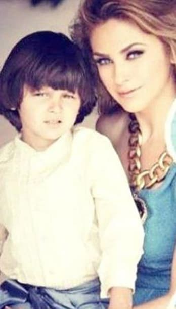 Aracely Arámbula siempre ha cuidado la identidad de sus hijos, en muy pocas ocasiones hemos podido ver sus rostros.
<br>