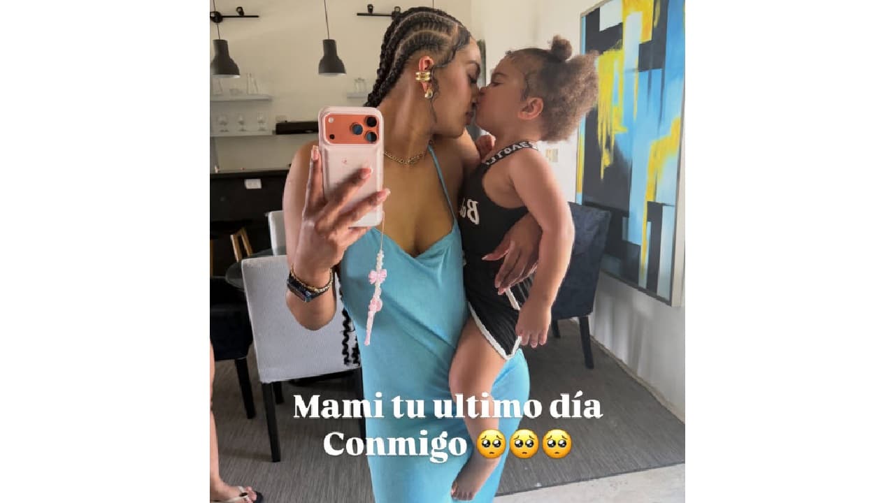 Guillersis 'La Negra del Swing' y su hija.