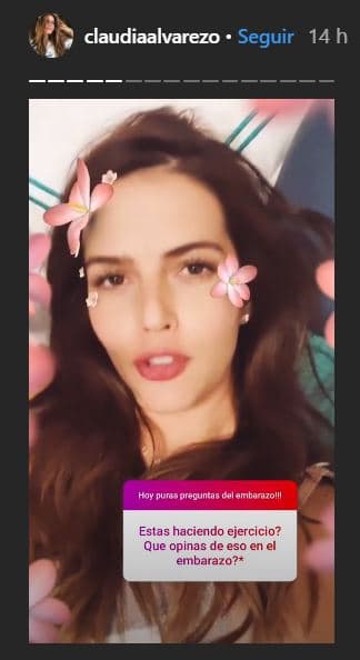 La actriz de 38 años de edad también habló en torno al ejercicio durante el embarazo y especificó que sí se ha ejercitado: "Sí he hecho, no muchísimo, pero he caminado mucho, he ido al gimnasio y hago cosas de bajo impacto". 
<br>