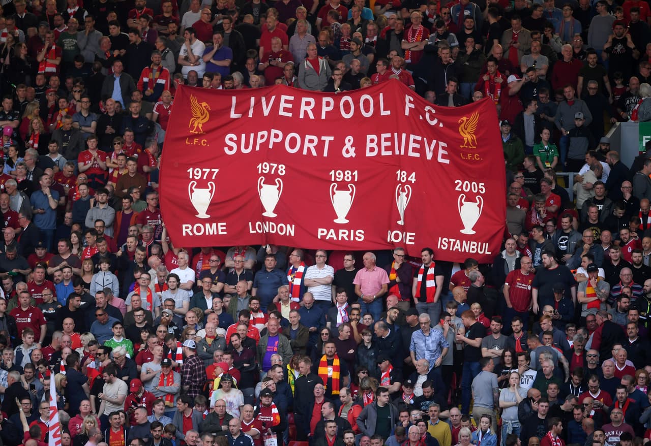 6. Liverpool: 1,191 millones de euros (creció 20 por ciento), unos 1,331 millones de dólares.