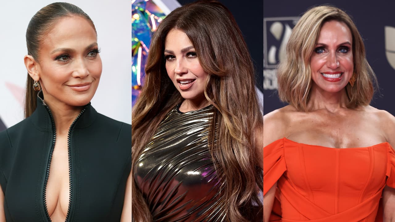 JLo presume el enorme y dorado pino navideño de su mansión: Thalía y La Flaca no se quedan calladas