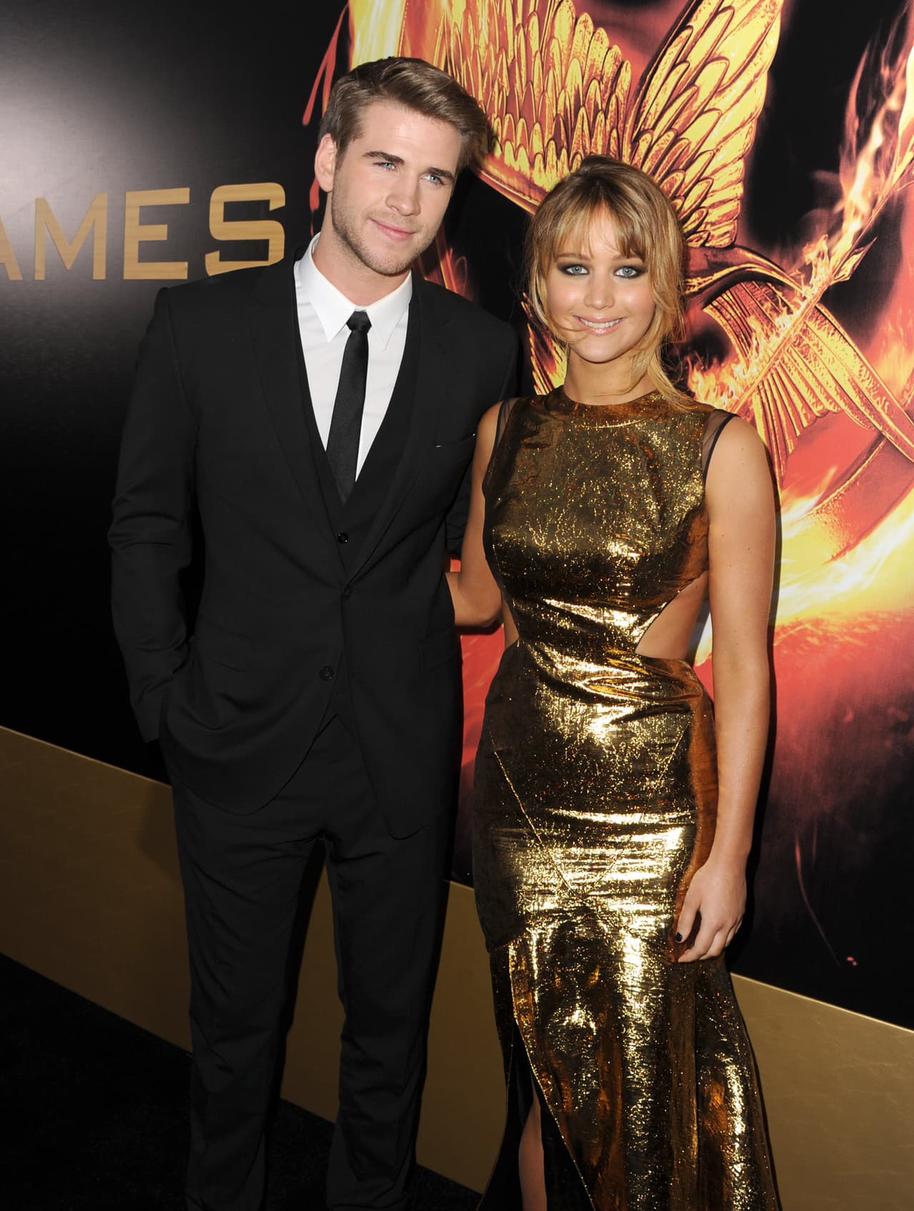 Liam Hemsworth y Jennifer Lawrence