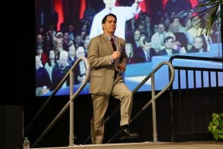 El gobernador de Wisconsin Scott Walker y posible candidato republicano.