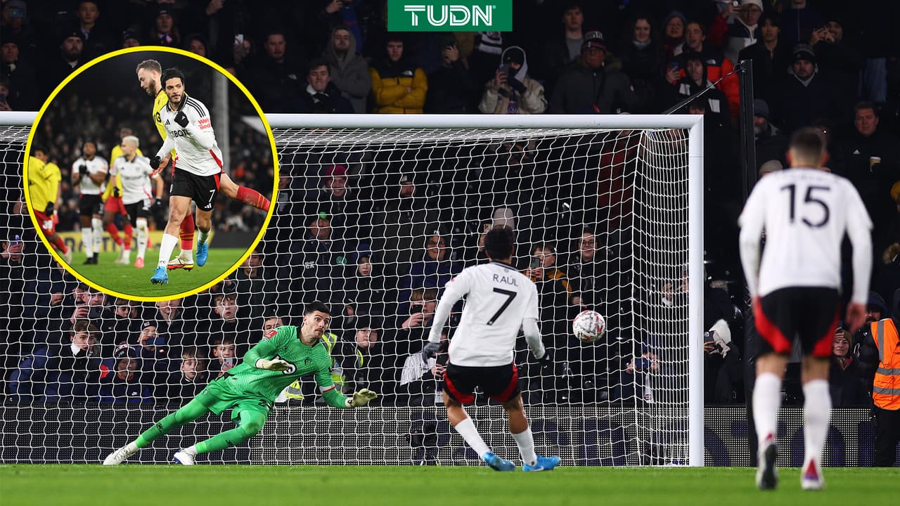 Gol de Raúl Jiménez en la FA Cup para pase del Fulham ante Watford