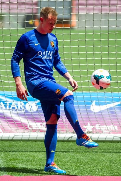Ter Stegen fue presentado con el Barcelona