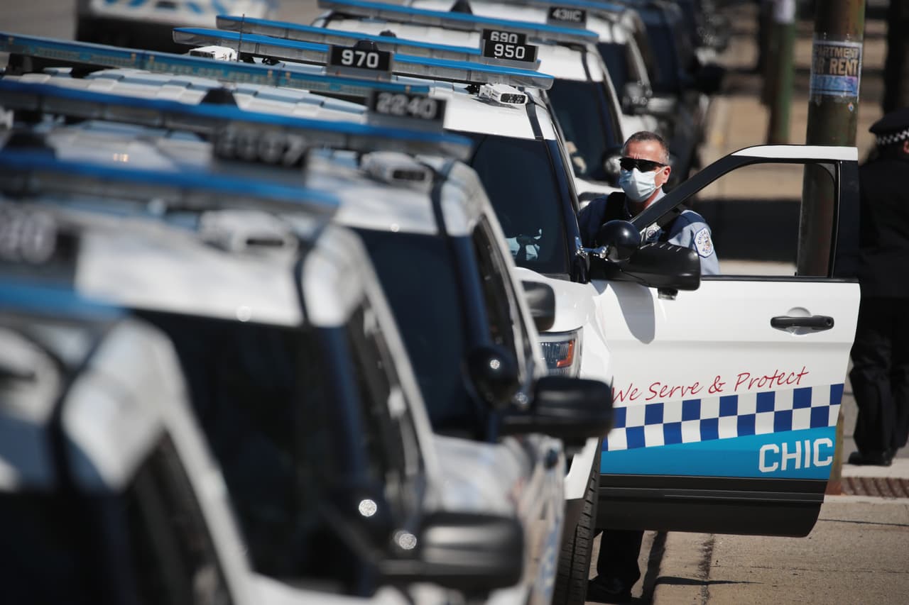 421 miembros del Departamento de Policía de Chicago han dado positivo por coronavirus, 223 oficiales se han recuperado