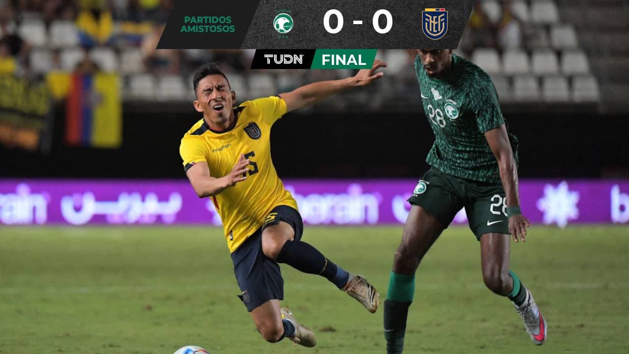 Arabia Saudita, rival del Tri, empató sin goles con Ecuador en España