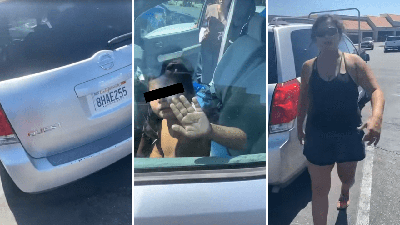 Madre deja a dos niños encerrados en camioneta caliente y la exhiben en redes sociales