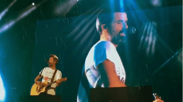 Paul Donés y su proyecto Jarabe de Palo también se hizo presente en el Zócalo de la Ciudad de México.