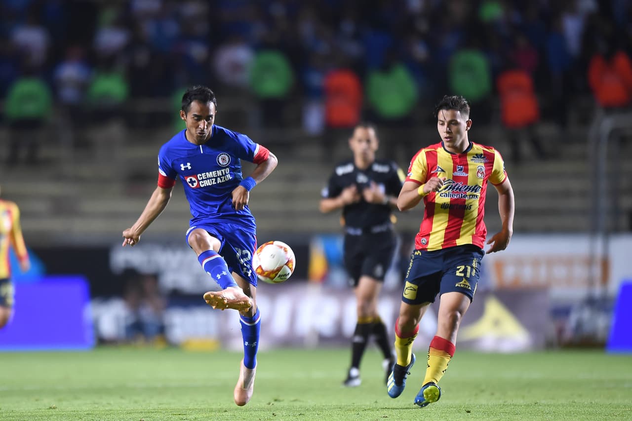 El equipo celeste tomó el control en el medio campo y con ello tuvo manejo del partido.