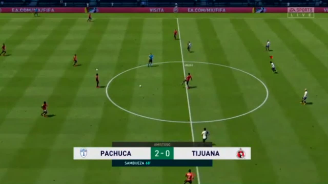 En el futbol virtual, Romario Ibarra, representante de Pachuca, goleó 3-0 a Leandro González y los Xolos de Tijuana.
