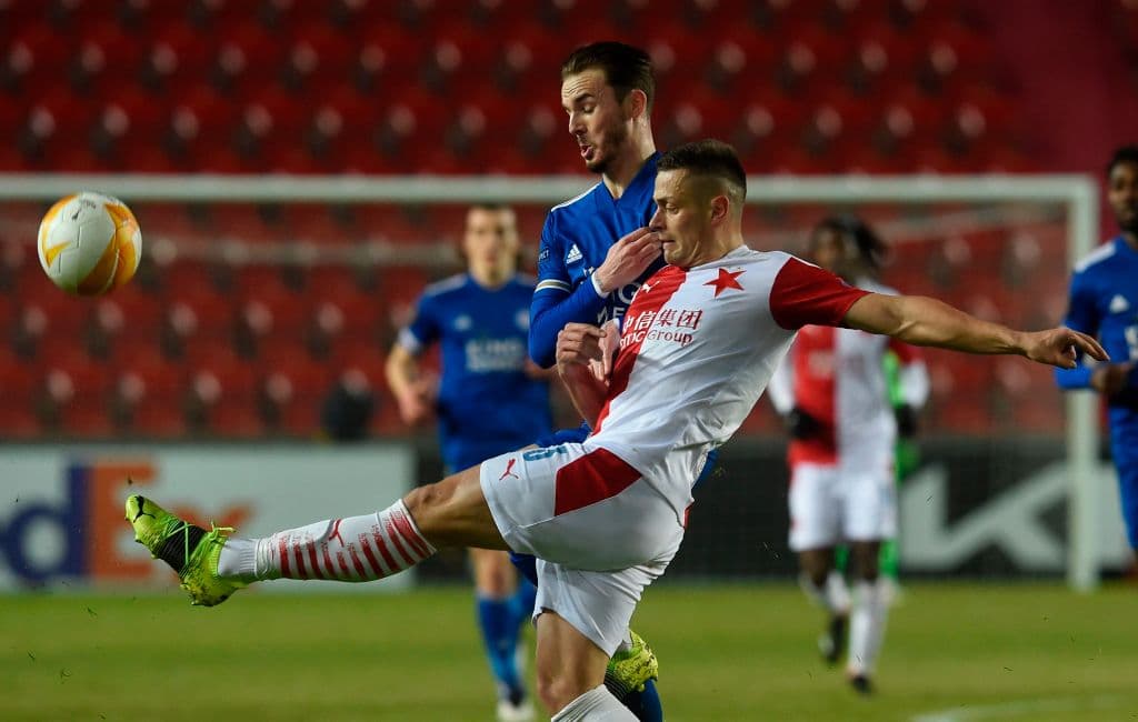 Slavia Praga y Leicester City no se hicieron daño tras igualar sin goles; todo se definirá en la vuelta.