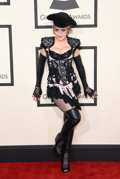 Madonna fue una de las más sexies de la alfombra, pero también fue una de las que más llamó la atención.