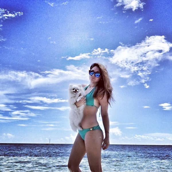 Por eso comparte fotos con sus seguidores a través de las redes sociales.