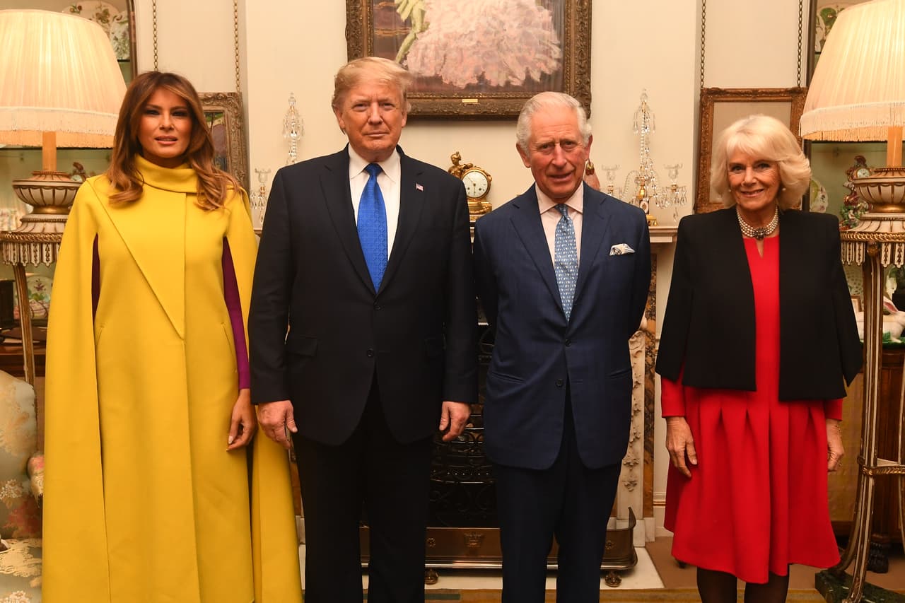 El encuentro entre los Trump y los duques de Cornualles se llevó a a cabo en el marco del 70 aniversario de la OTAN, por el que se han reunido en Londres varios de los líderes de las 29 naciones que integran la organización.