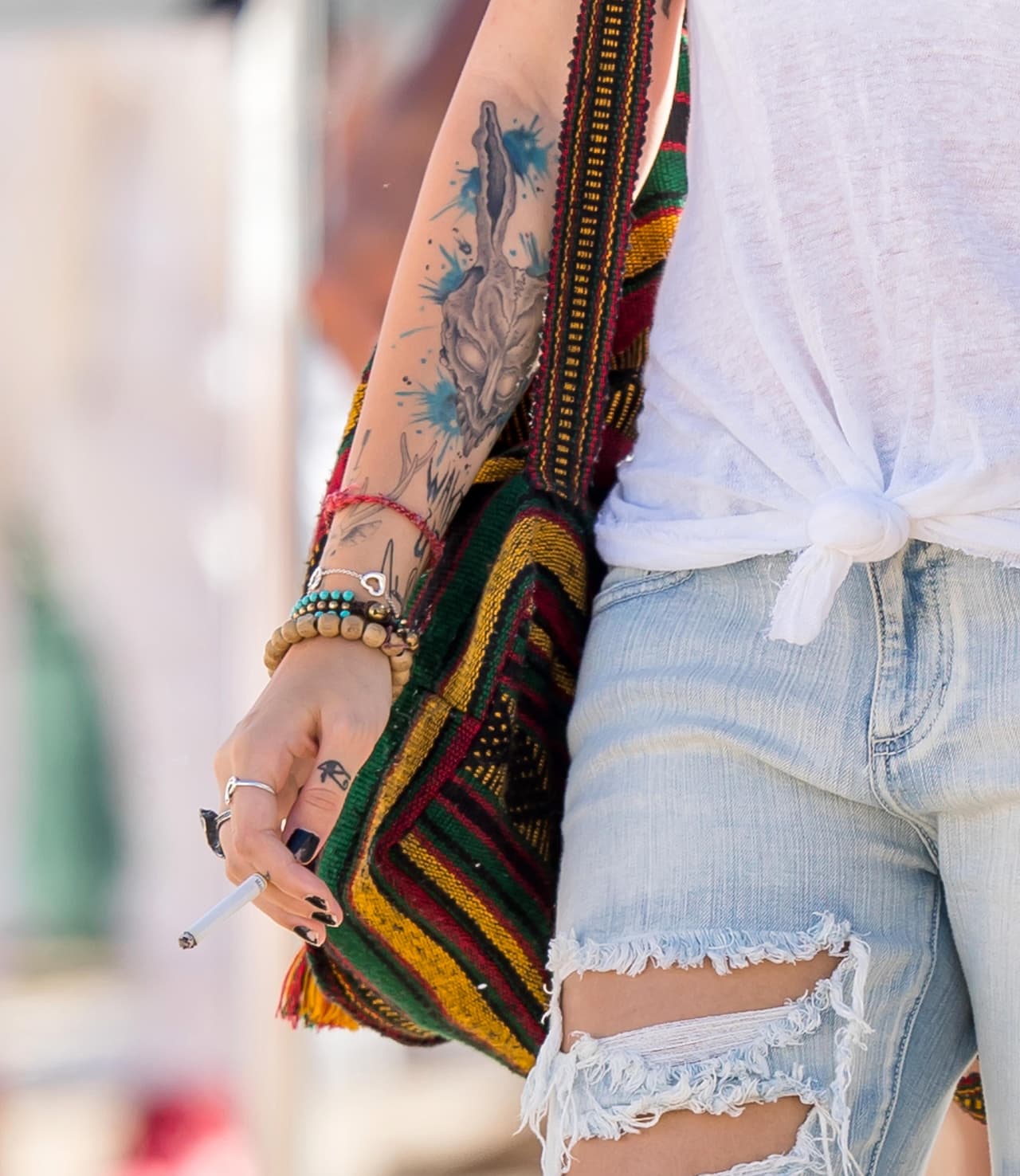 Aquí podemos ver el conejo de la cinta 'Donnie Darko'.