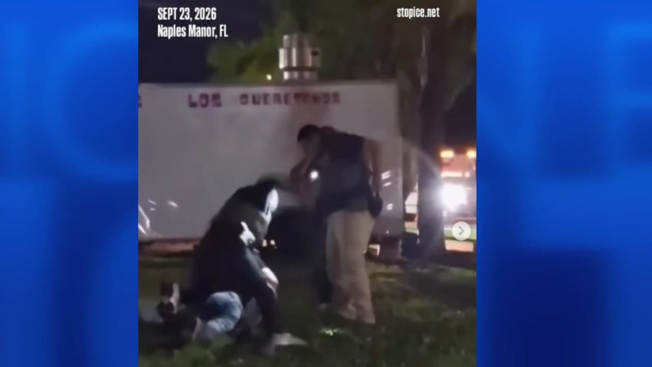Investigan violento arresto de ICE grabado en Naples, incluso agente apuntó su arma contra quien captó el video