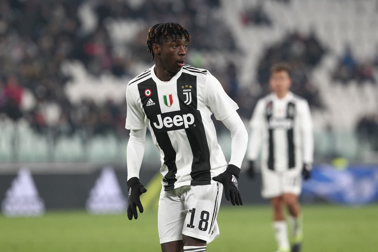 El joven Moise Kean estaría en la puerta de salida de la Juventus para jugar en el Schalke 04.