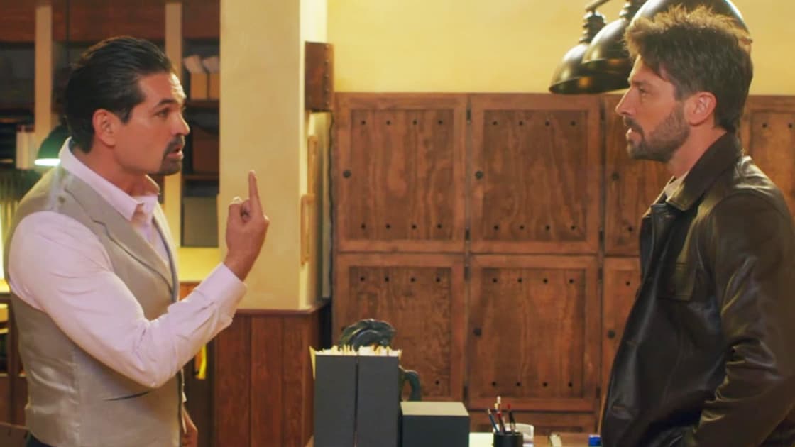 Luciano le reclama a Iñigo por traicionar a la familia | Mi Verdad Oculta | Capítulo 41