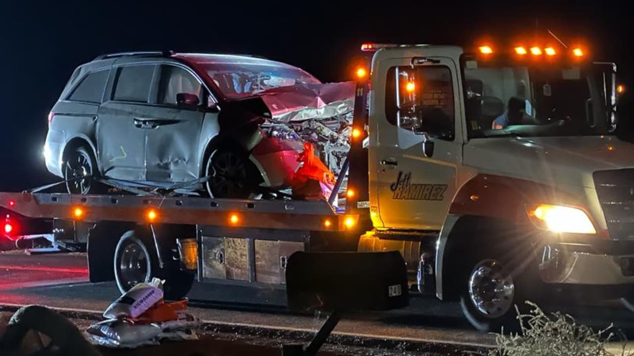 Un adulto muerto y varios niños hospitalizados deja un choque frontal en Río Vista