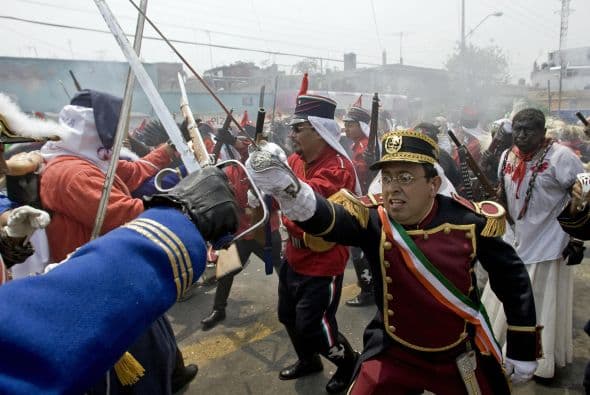 La caballería armada dirigida por el general Zaragoza logró detener la intención de los franceses de avanzar y tomar la capital.