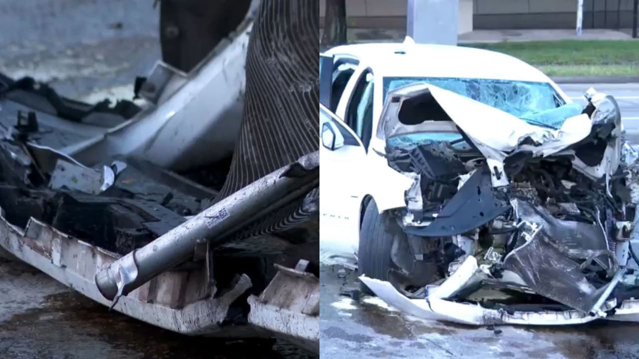 Una mujer muere y dos hombres resultan heridos tras choque a gran velocidad contra una grúa en Houston
