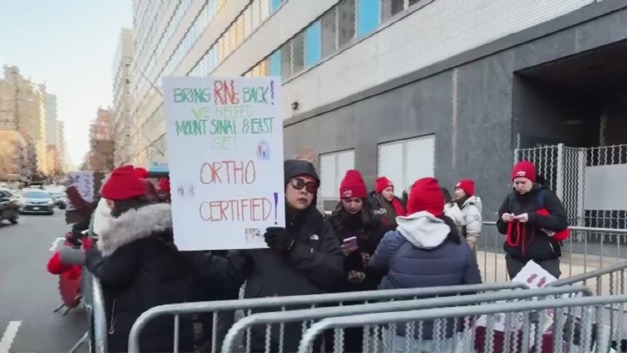 Continúa la histórica huelga de enfermeras en Nueva York, a ocho días de dejar sus puestos laborales