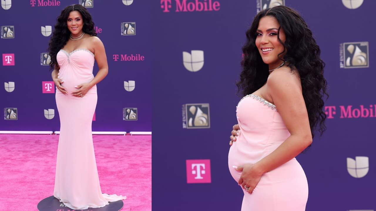 Francisca presume su tercer embarazo en Premio Lo Nuestro 2025