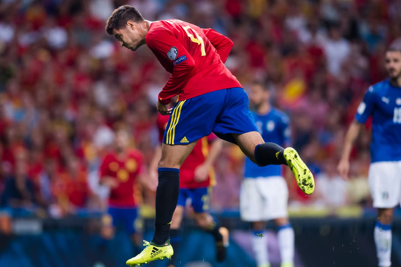 Morata no es un roble, ya que también posee velocidad y conducción.