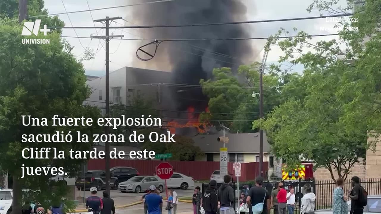 "Fue un estallido muy fuerte": vecinos de Oak Cliff sobre incendio en apartamentos