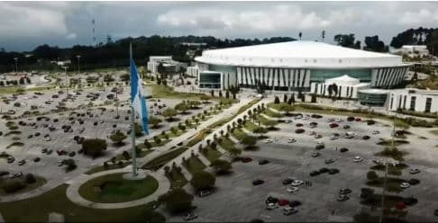 El templo en Guatemala.